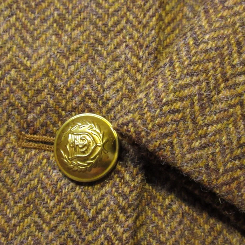 NWT J.Crew Double-breasted Blazer in Gold Herringbone English Wool Jacket 4 - Image 7