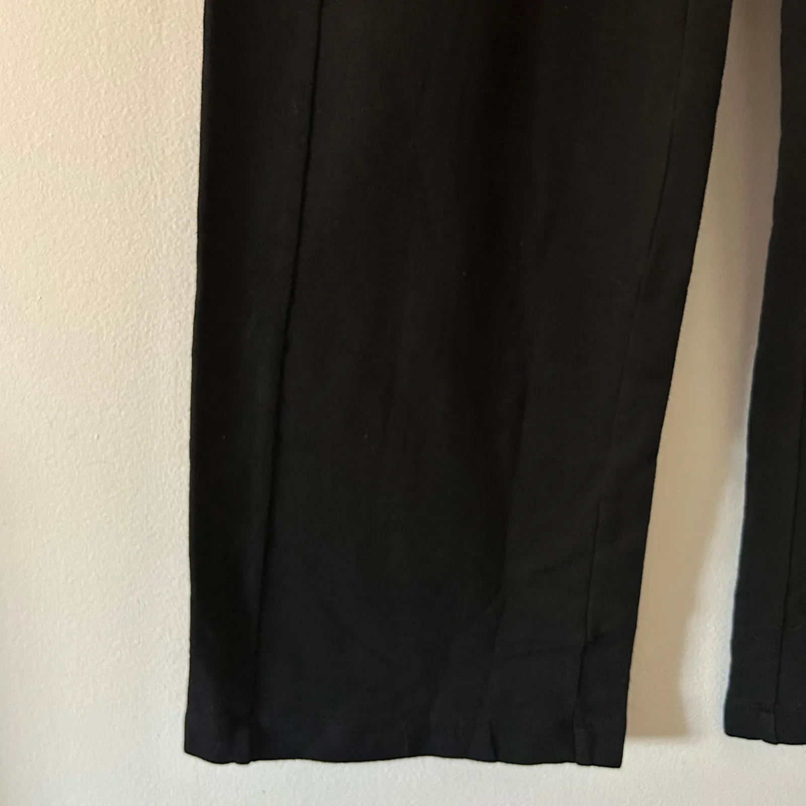 American Giant Women's Black Wide Leg Sweatpants Lounge Pants L Large NWOT - Image 4