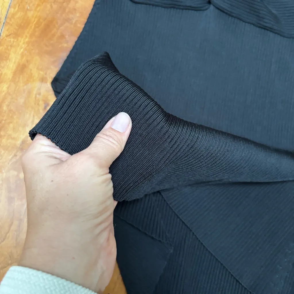 CULT GAIA Zenda Knit Mini Cutout Dress in Black XS - Image 5