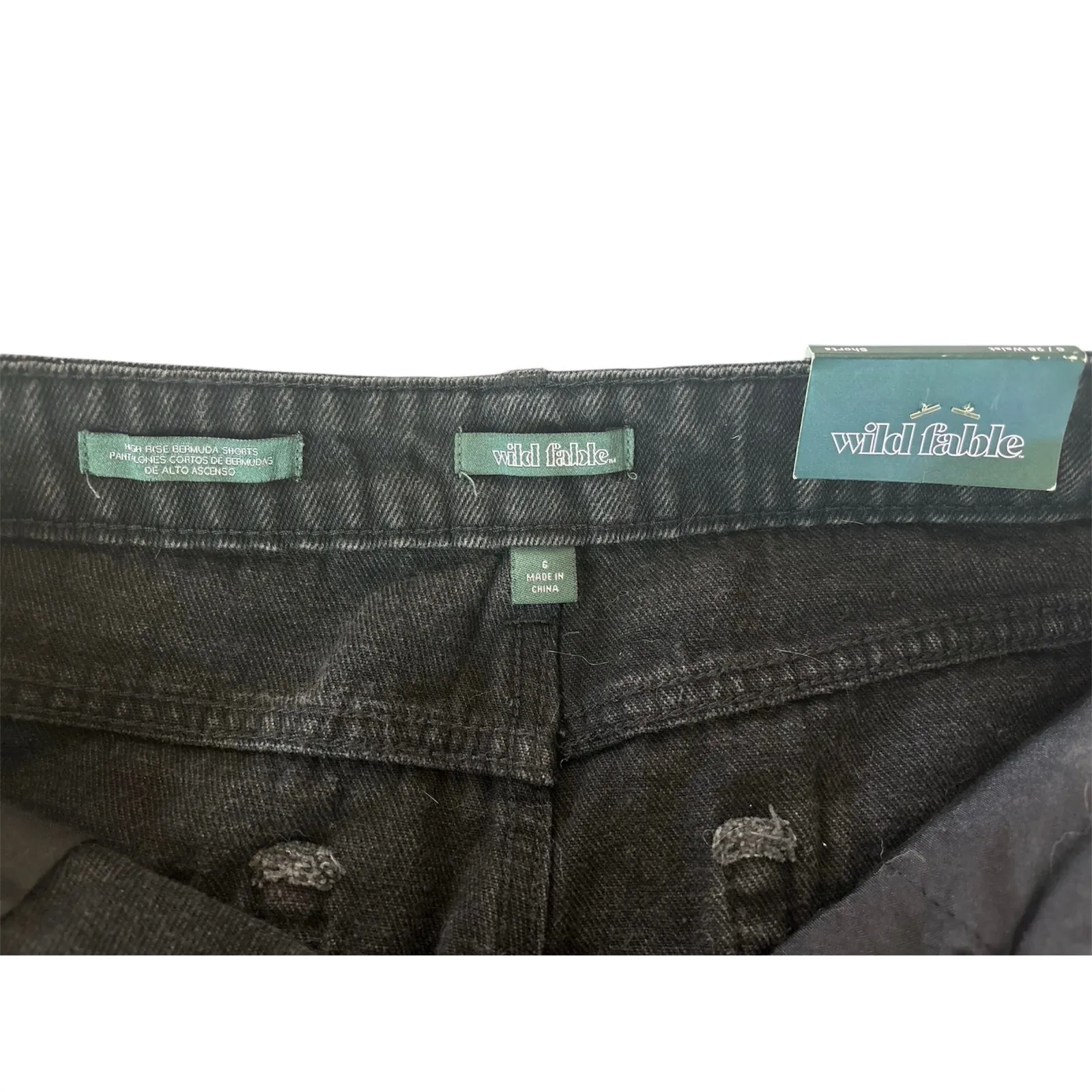 Wild Fable Black Bermuda Shorts NWT - Image 4