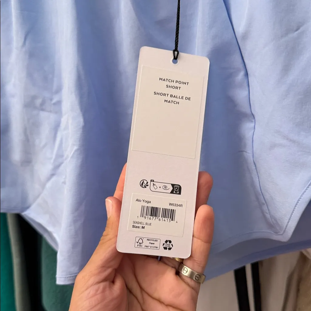 Alo yoga Match point Short seashell blue - Image 8