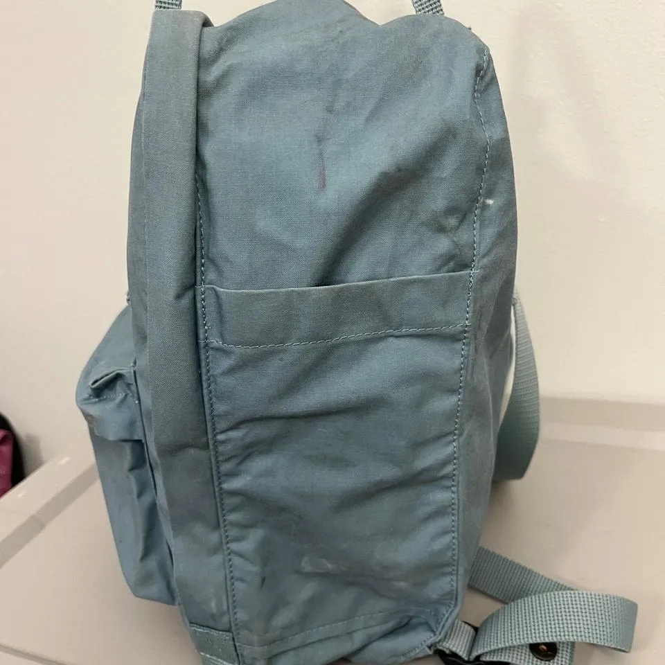 Fjallraven Kanken Backpack Slate Blue Water Resistant Nylon READ - Image 5