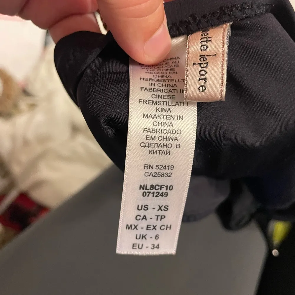 Nanette Lepore Isla Marietas Goddess Embroidered Black Swimsuit XS - Image 6