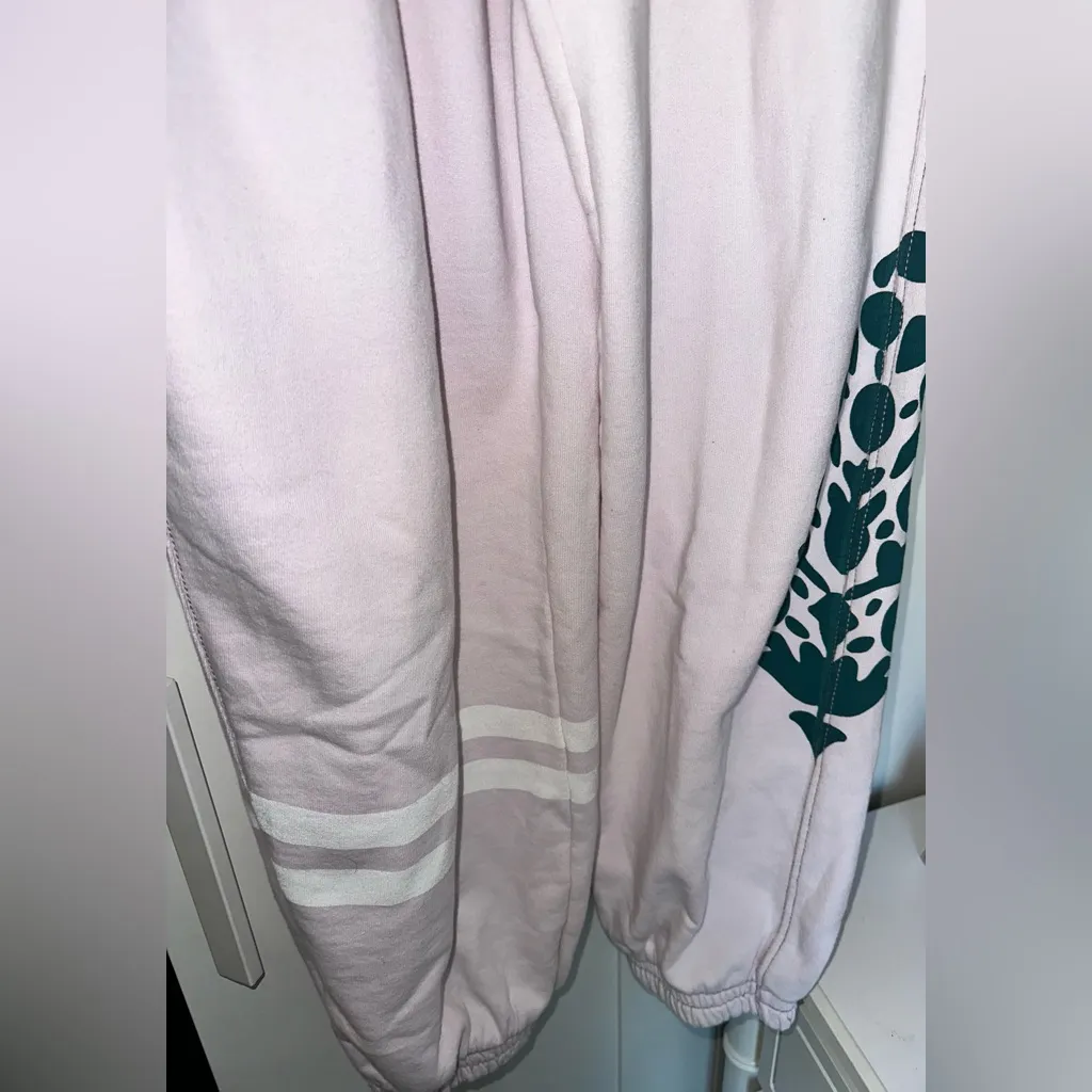 NWT FP Movement Women's All Star Logo Pants In Rose Quartz Combo $98 Retail - Image 7