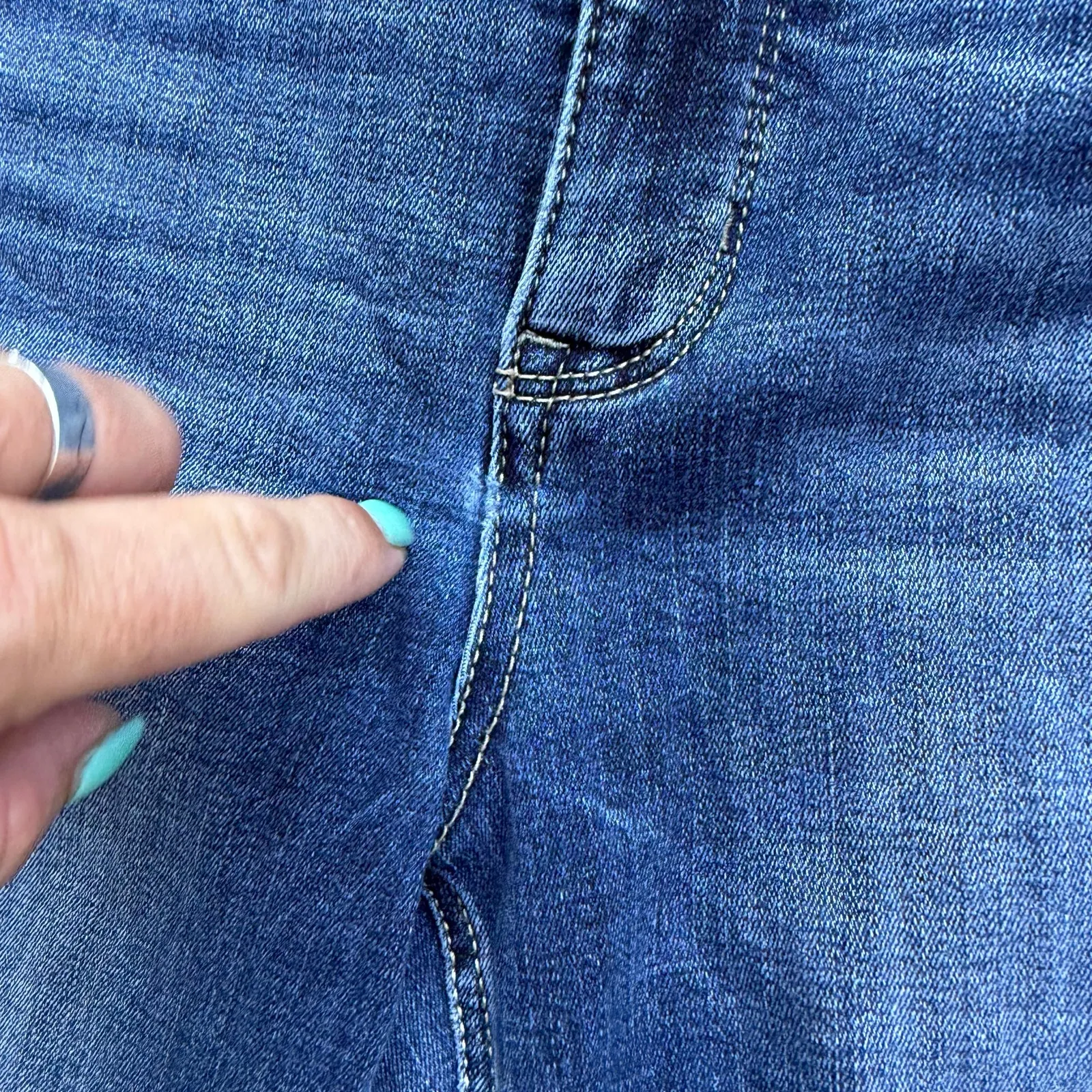 Buckle BKE Parker 29 Universal Fit High Rise Ankle Skinny Blue Jeans ABK1692A - Image 3