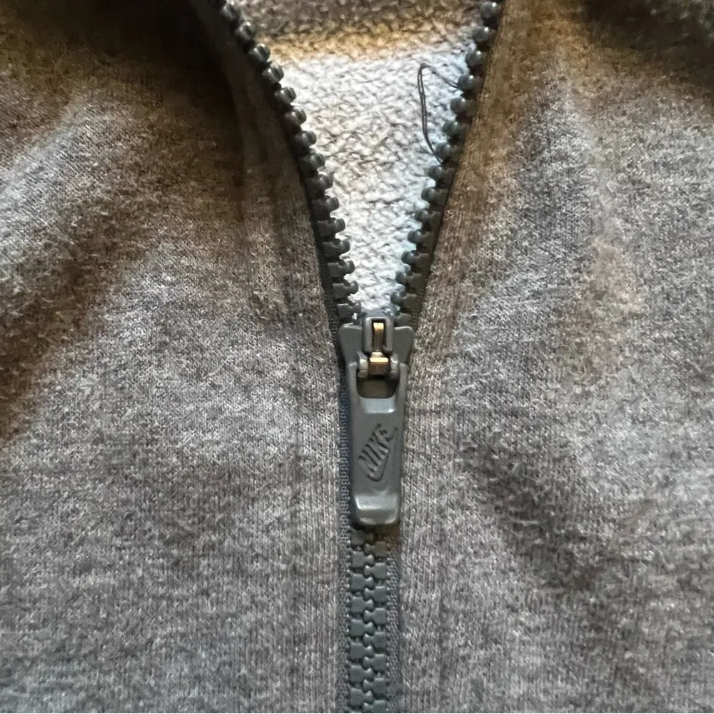 Nike Sweatshirt Full Zip Gray Jacket Womens Size S Funnel Neck Pullover Training - Image 5