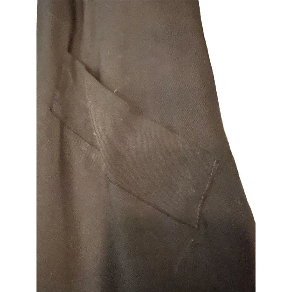 Vintage Black Swing Coat Women's M Mid - Image 7