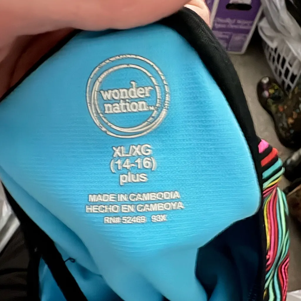 Wonder Nation Multicolor Striped Bodysuit - Image 3