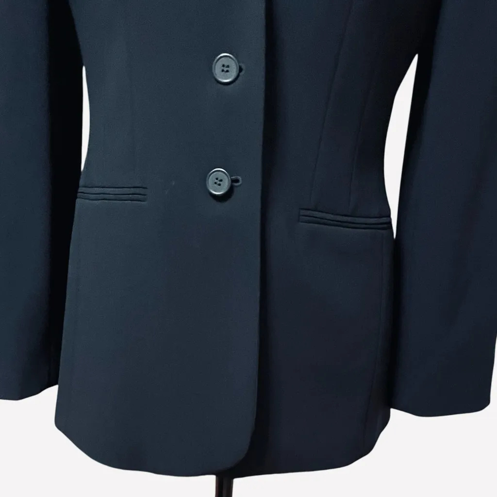 Ann Taylor Petites 4P Black 3-Button Blazer Jacket Career Work Office Career - Image 5