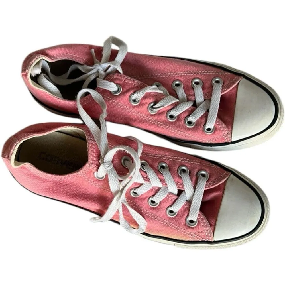 Womens Converse Chuck Taylor All Star Classic Pink Sneakers - Sz 6 - Image 2