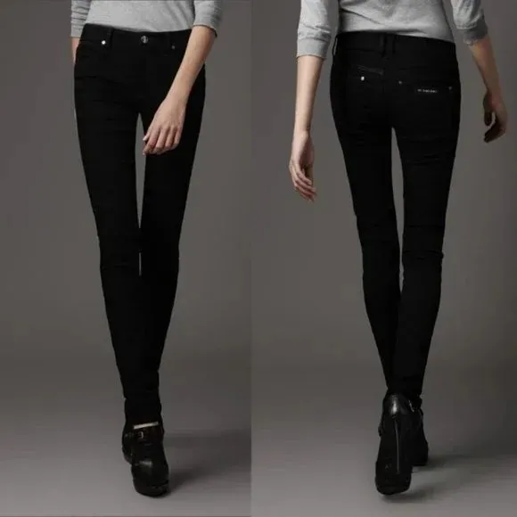 Burberry Skinny Low rise black jeans - Image 2