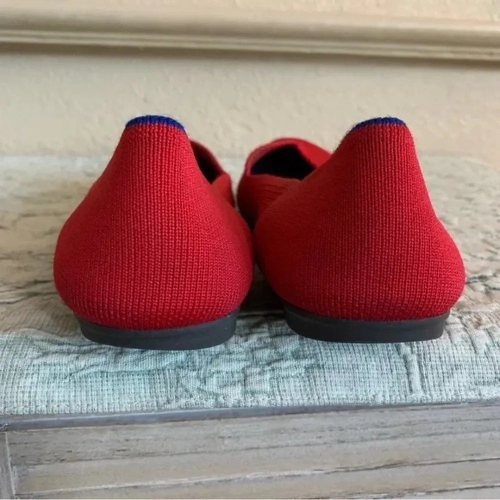 Classic Round Flats Red Size 10 - Image 6