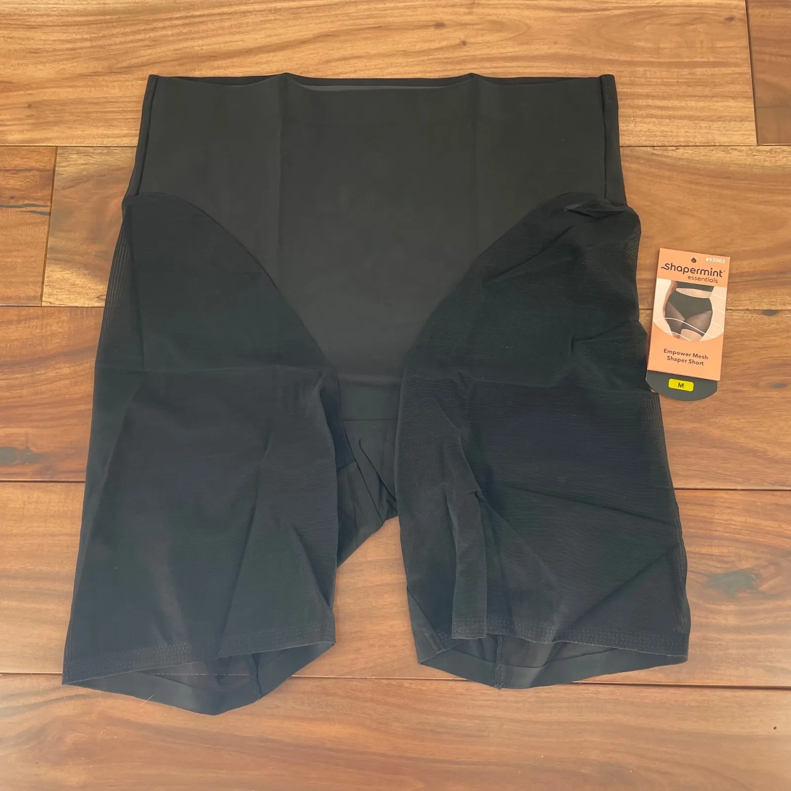 Shapermint Essentials Empower Mesh Shaper Short Black Size M Style 52002 Size M - Image 2