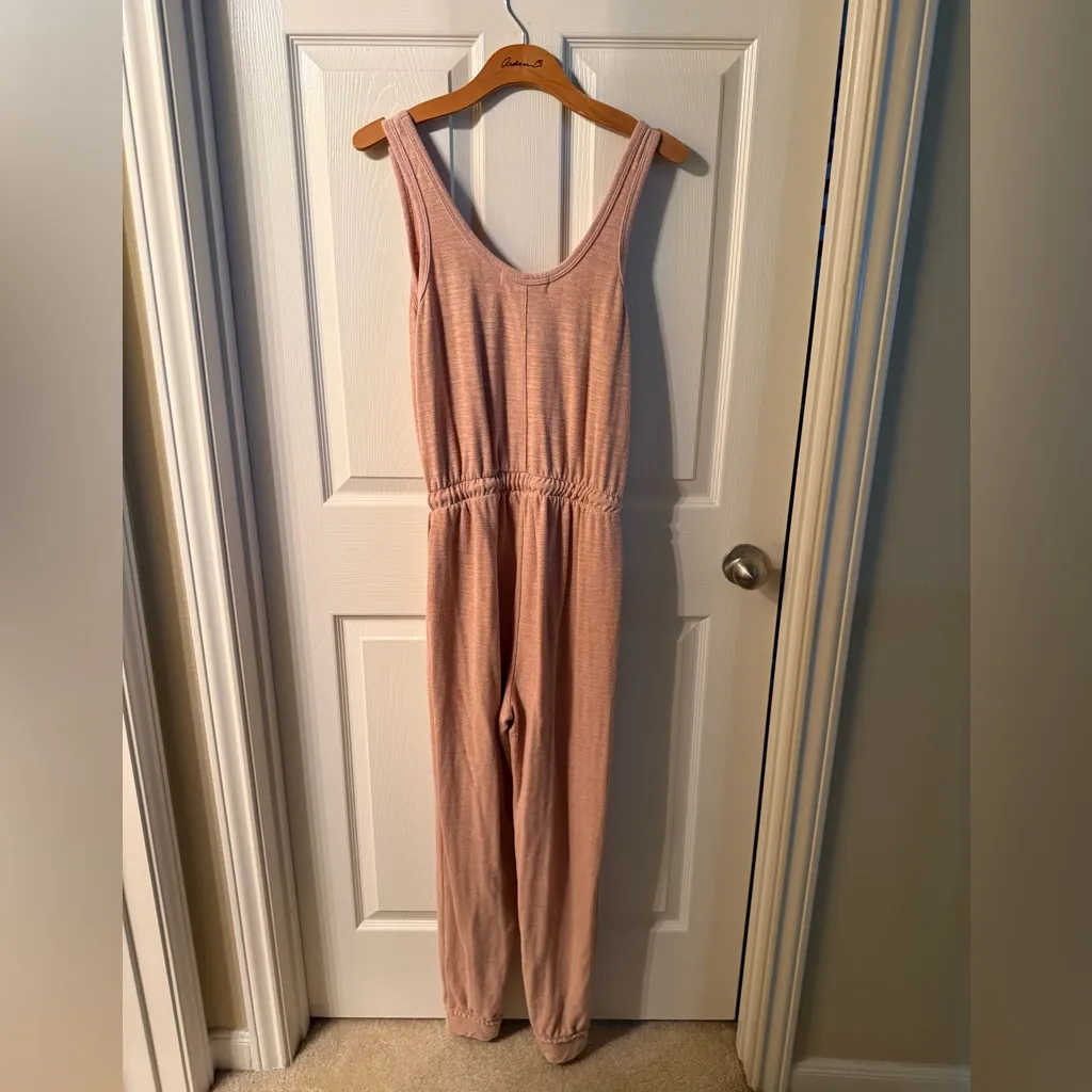 FP Beach Free People Bicoastal Cardigan Set Dusty Rose Color - Image 5