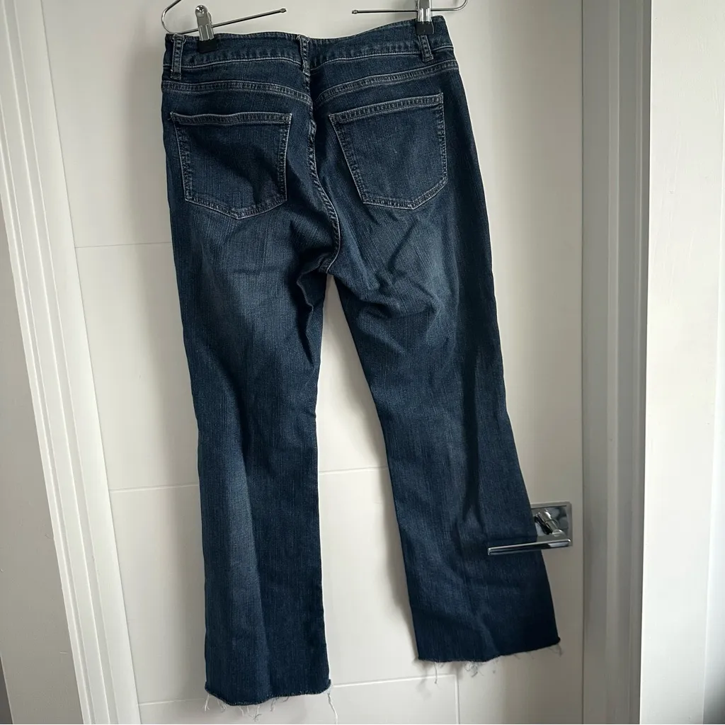 Women's Talbots Blue Flared Jeans - Image 4