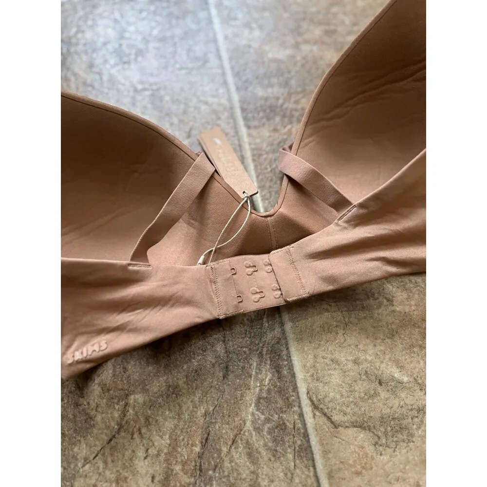 SKIMS  Wireless Form Lightly Lined Bra Ochre 34DD - Image 5