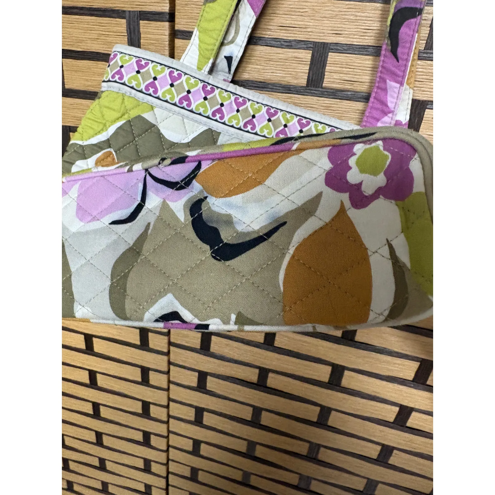 Vera Bradley Purple Floral Small Purse - Image 4