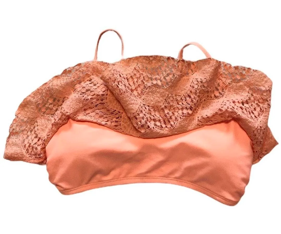 -Bikini Top-Lace ruffle - Image 3