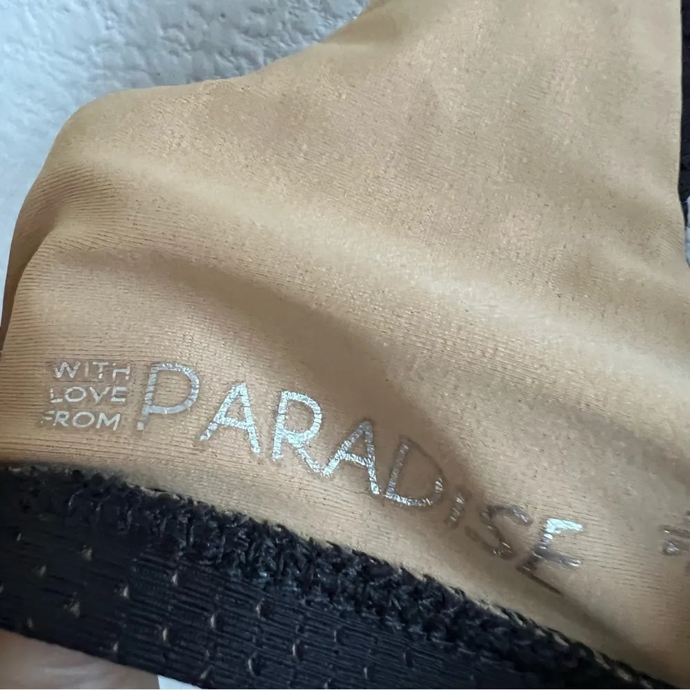 WLFP With Love From Paradise Racerback Bikini Top Mesh Overlay Medium - Image 3