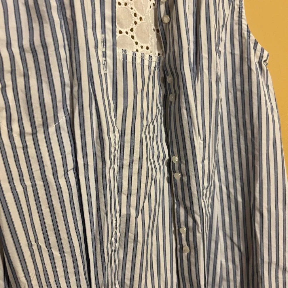 Nanette Lepore striped button down top 2 - Image 6