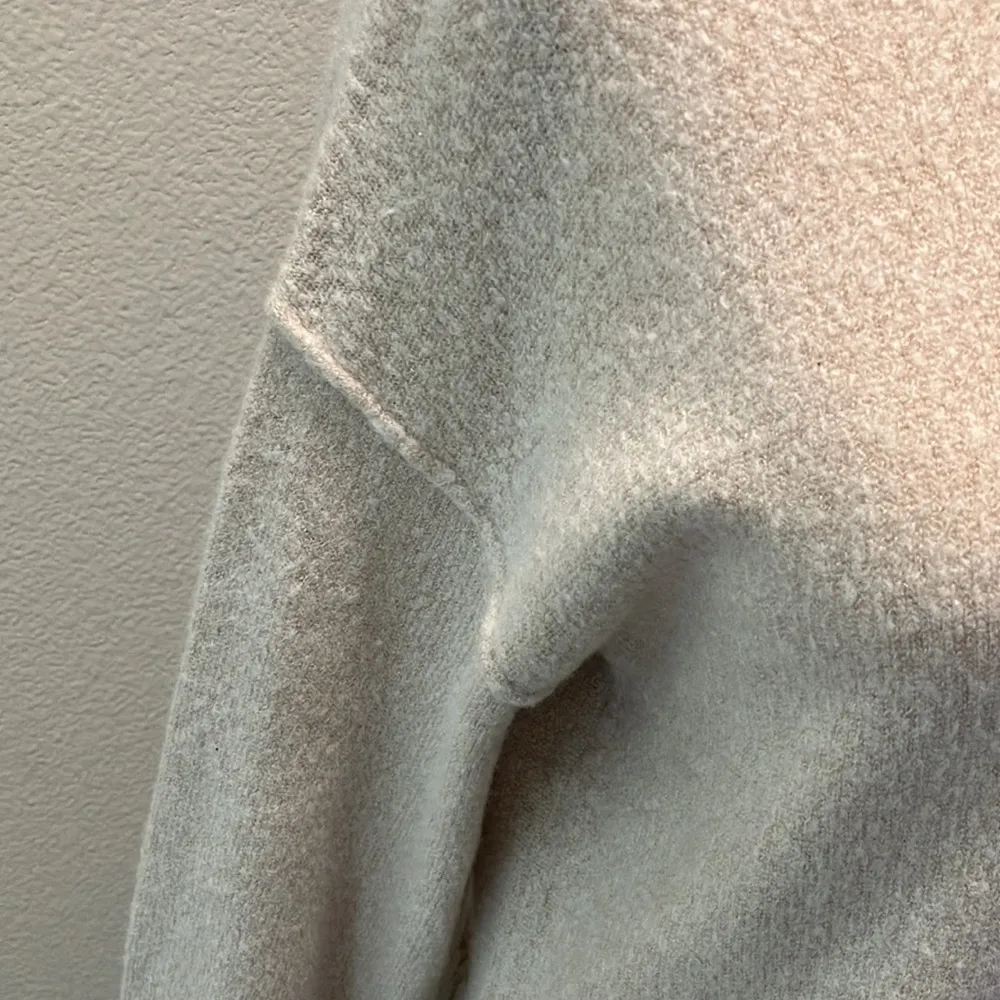 Hem & Thread Cream Sweater Plaid Hem Panel NWT - Image 3