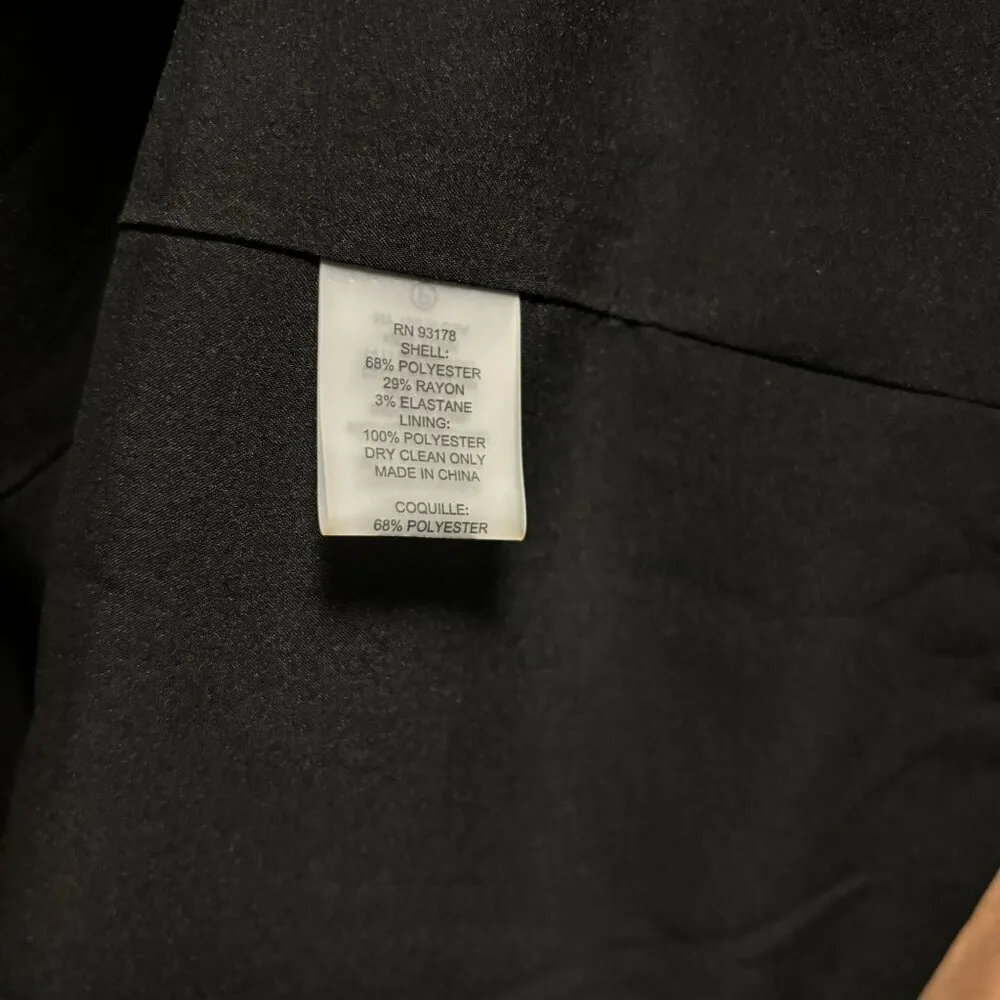 Elie Tahari Womens Camel Double-Breasted Blazer Size Large - Image 10