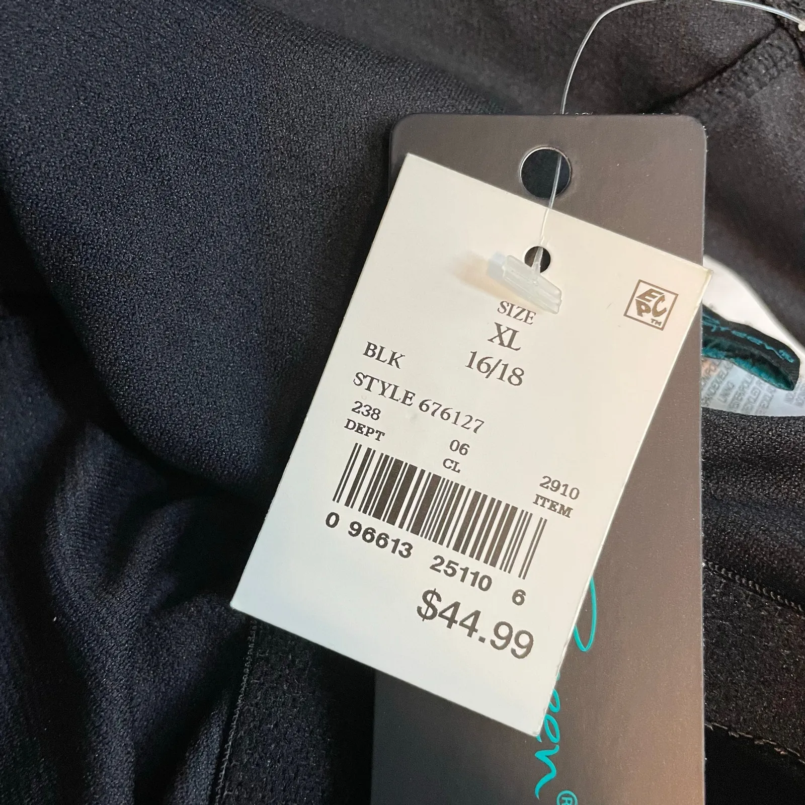 Aqua Green High-Neck Swim Romper with Pockets Swim Suit Shorts XL 16 18 New NWT - Image 15