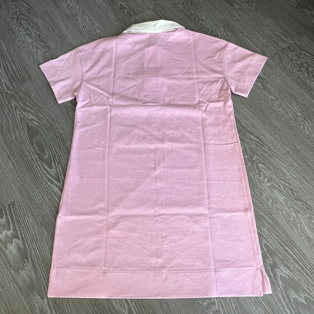 Everlane Organic Polo Dress Womens Small Short Sleeve Lilac - Image 12