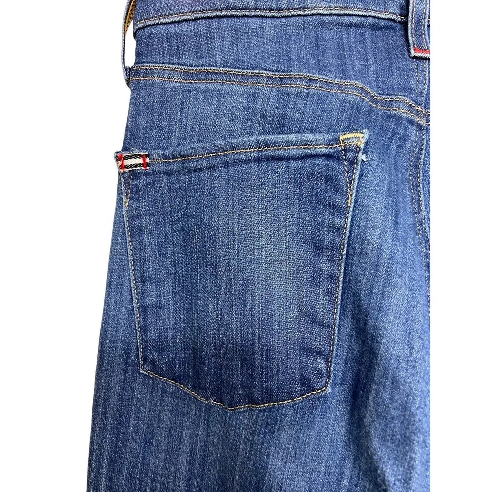 Alice + Olivia Good High Rise Skinny Crop Ankle Tie Jeans Heart & Soul Size 28 - Image 8