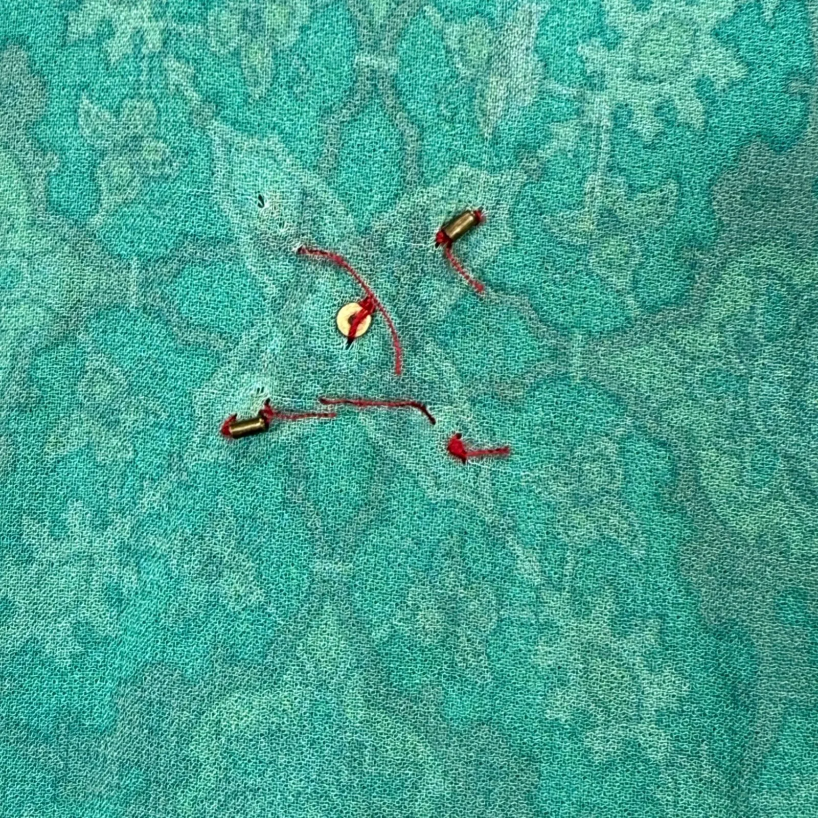 Anthropologie Tanvi Kedia Dress Bohemian Tassel Tie Rayon‎ Green Floral Print S - Image 13