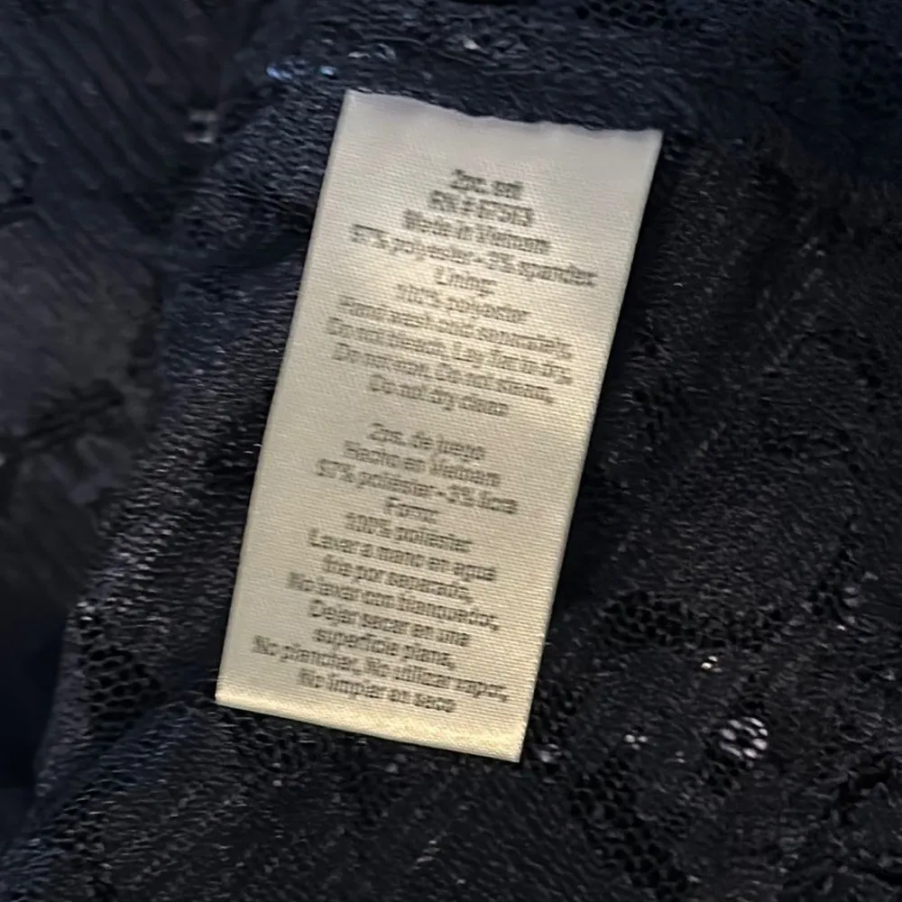 SLNY Women’s Elegant Navy Lace & Sequined Dress and Jacket Set - Size 14 - Image 8