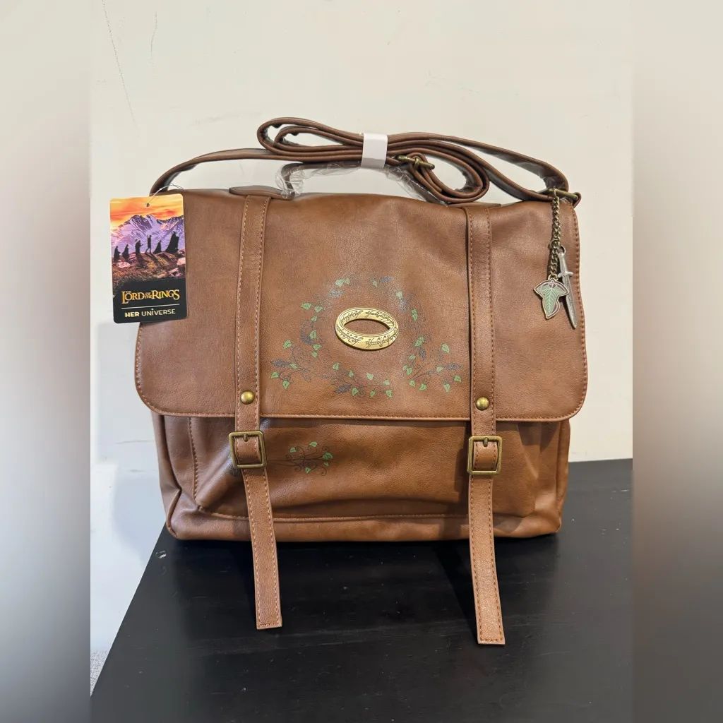 The Lord Of The Rings One Ring Leaves Messenger Bag - Image 6