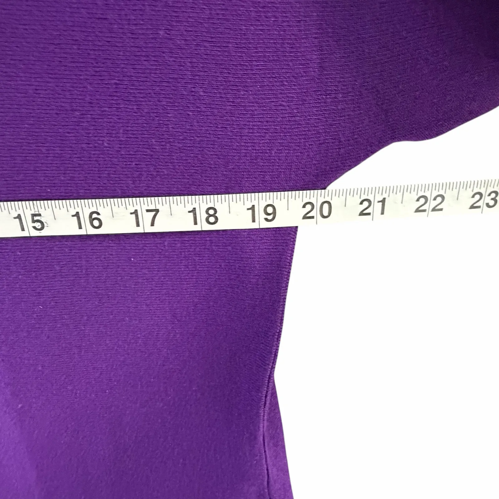 Talbots Sweater Dress Women XL Purple Merino Wool Blend Smart Casual Modern Luxe - Image 7