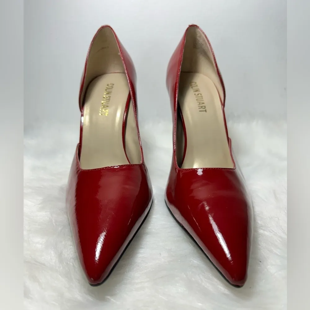 Colin Stuart D’orsay Red Heels Size 10B - Image 4