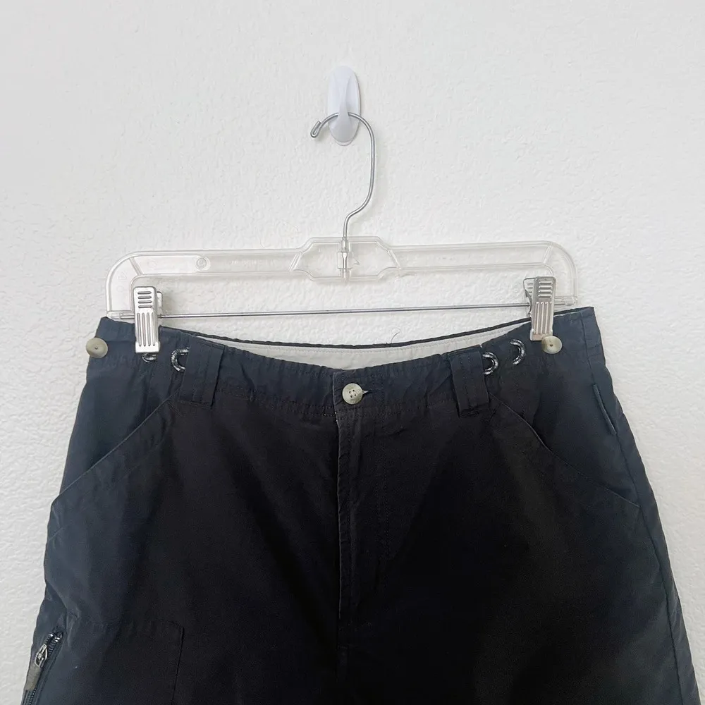 [Columbia] Black High Rise Hiking Camping Outdoors Utility Cargo Shorts Size 10 - Image 7