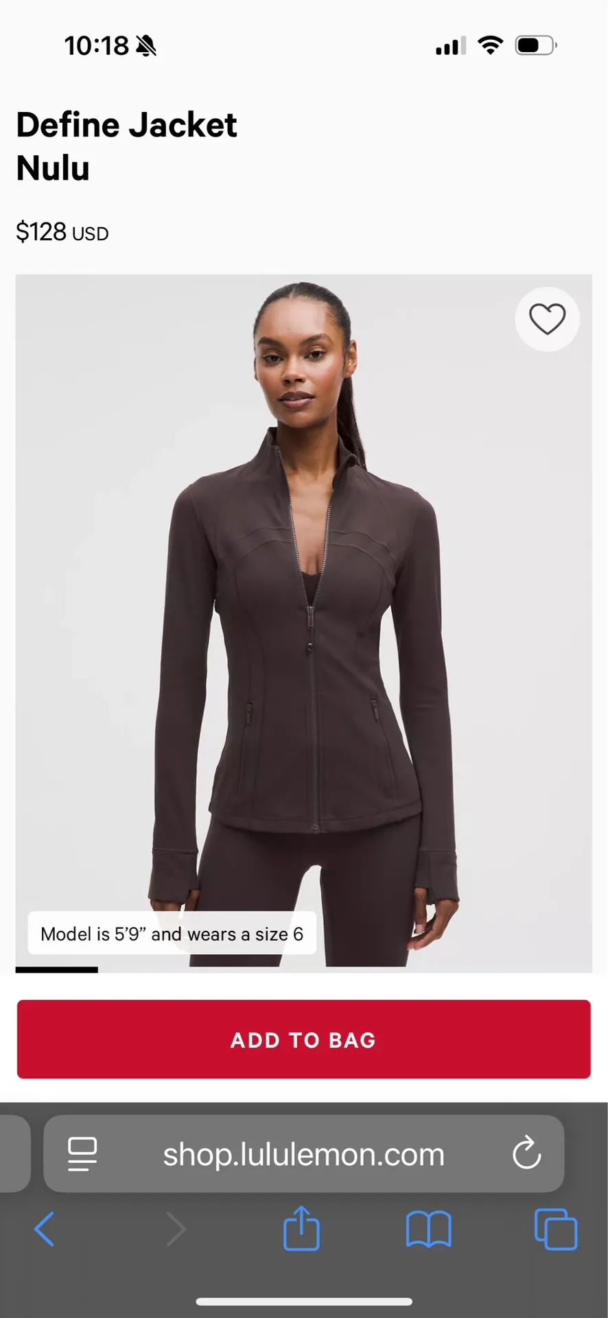 Brown Lululemon Jacket - Image 6