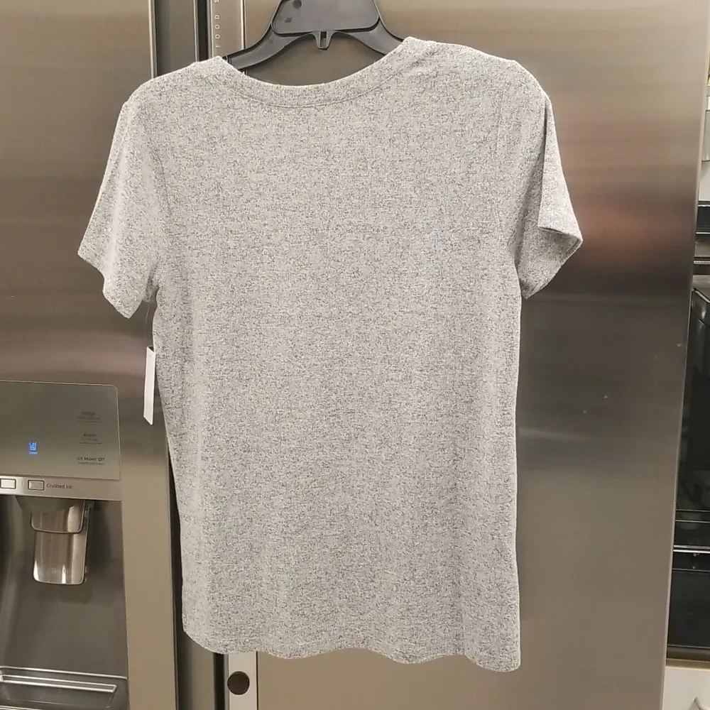 💕BP NORDSTROM💕 Short Sleeve Ultra Soft Sleep Shirt Top Grey Pearl Marled S NWT - Image 8