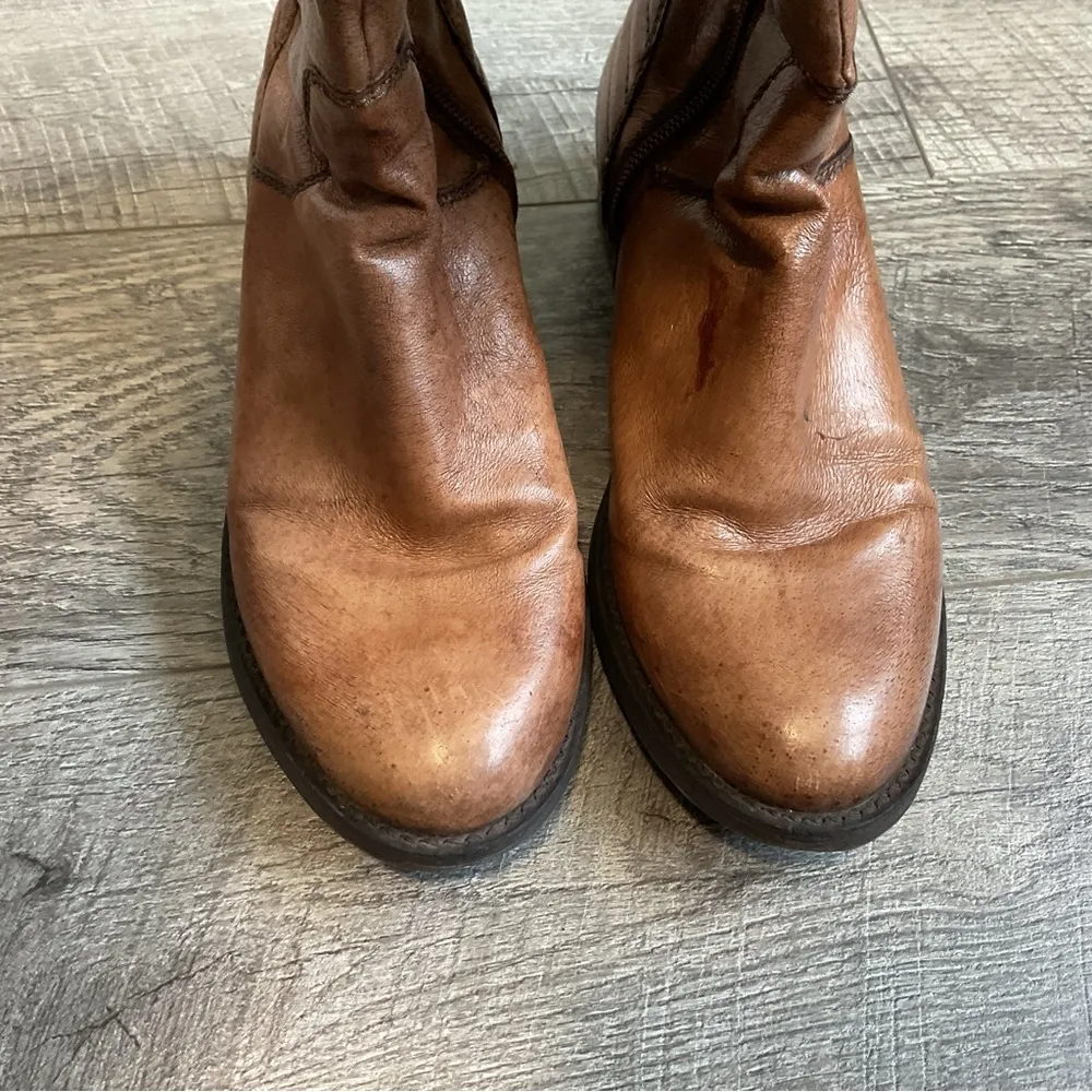 Steve Madden Arries Cognac Leather Riding Boot Size 7.5 - Image 5