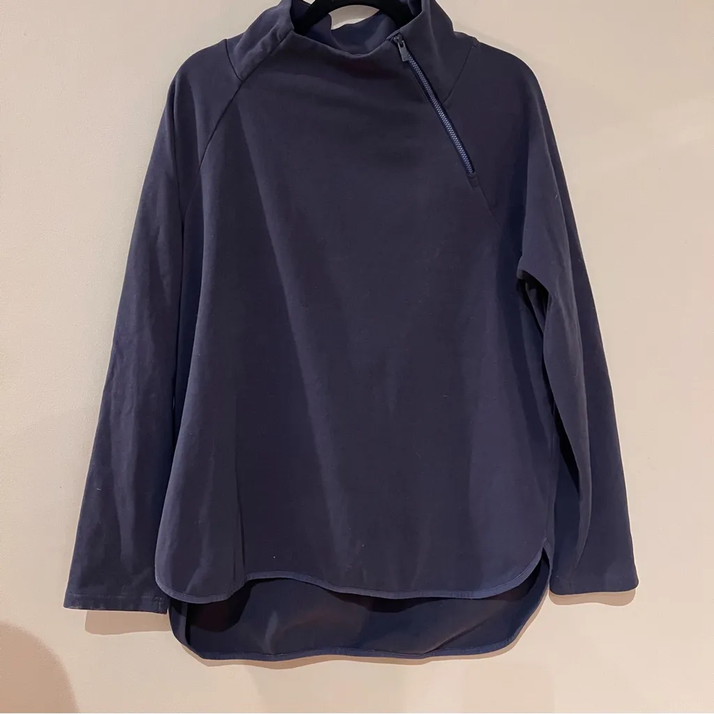 Southern Tide Navy Quarter Zip Sweater - Image 2