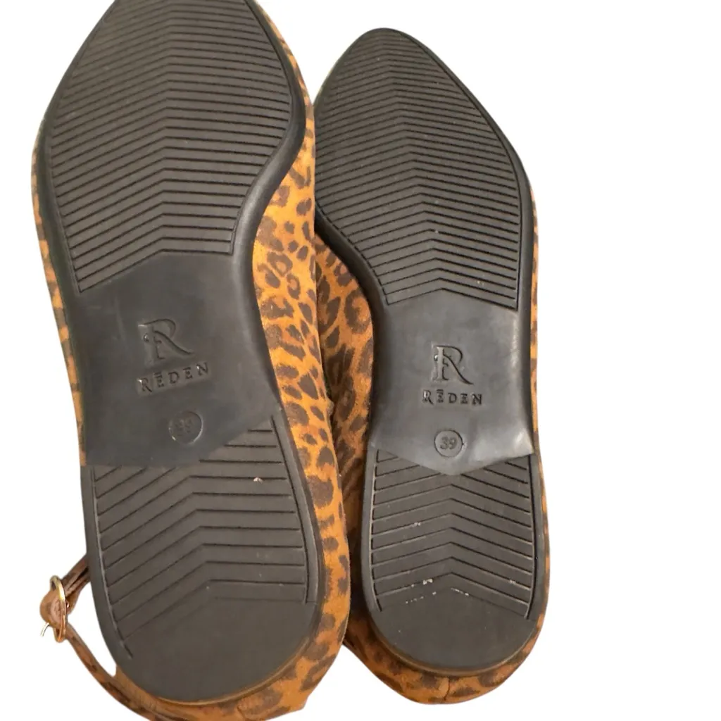 Reden Leopard Print Ankle Strap Ballet Flats Women’s Size 39 / US 8.5 - Image 9