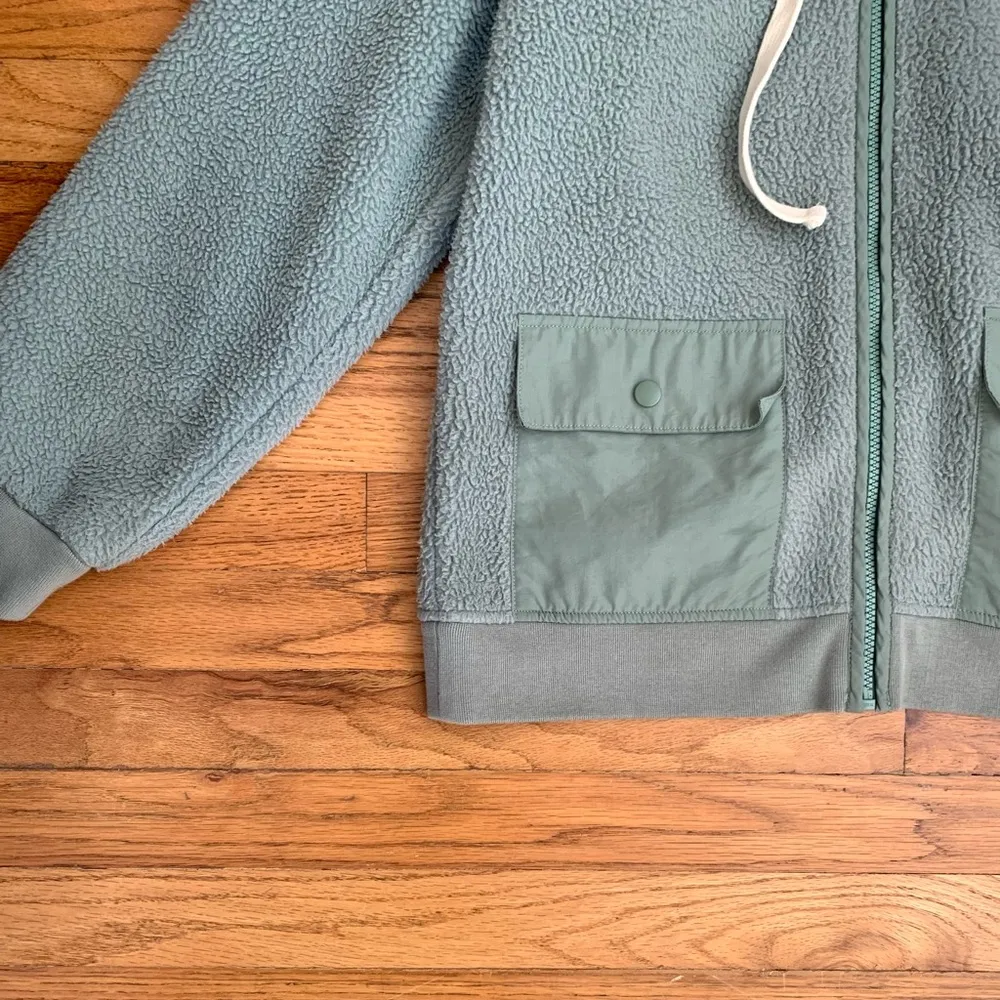 Madewell (Re)sourced Fleece Hooded Zip Jacket - Image 8