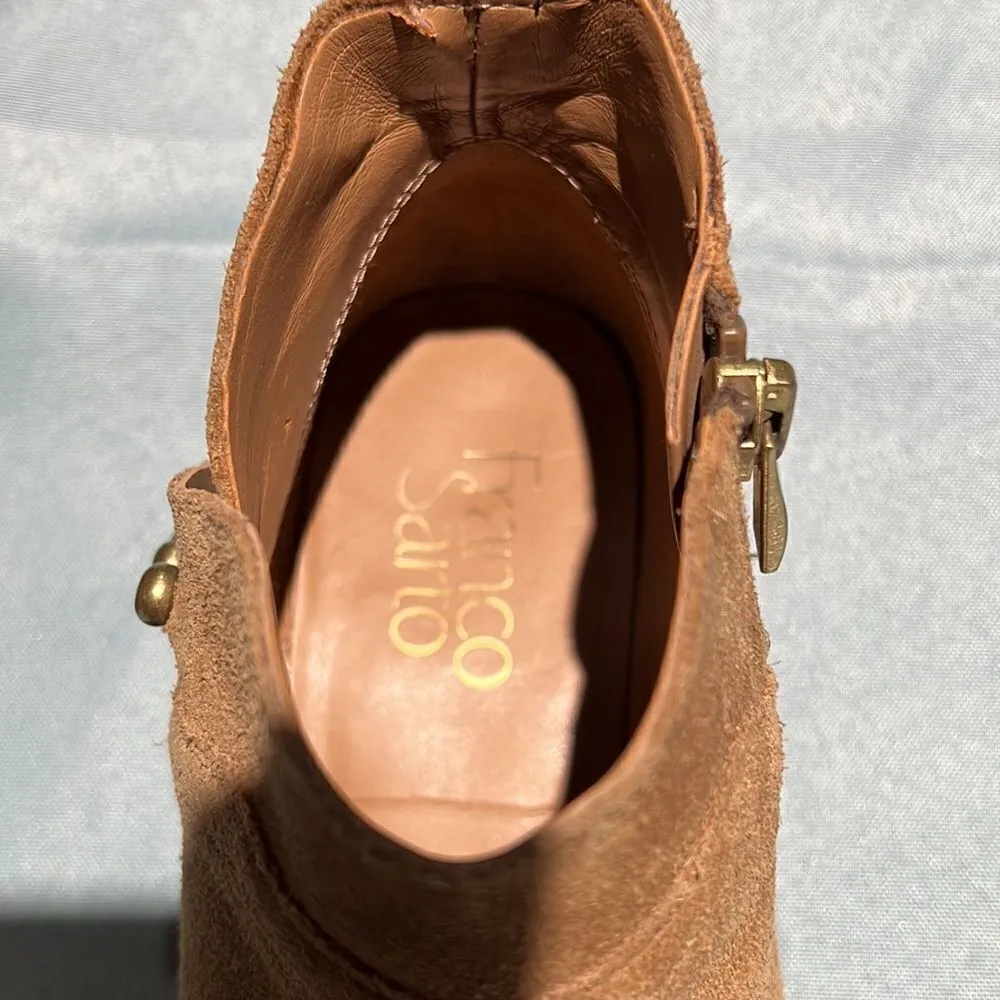 Franco Sarto Brown Kelton Ankle Leather Boots D19 - Image 10