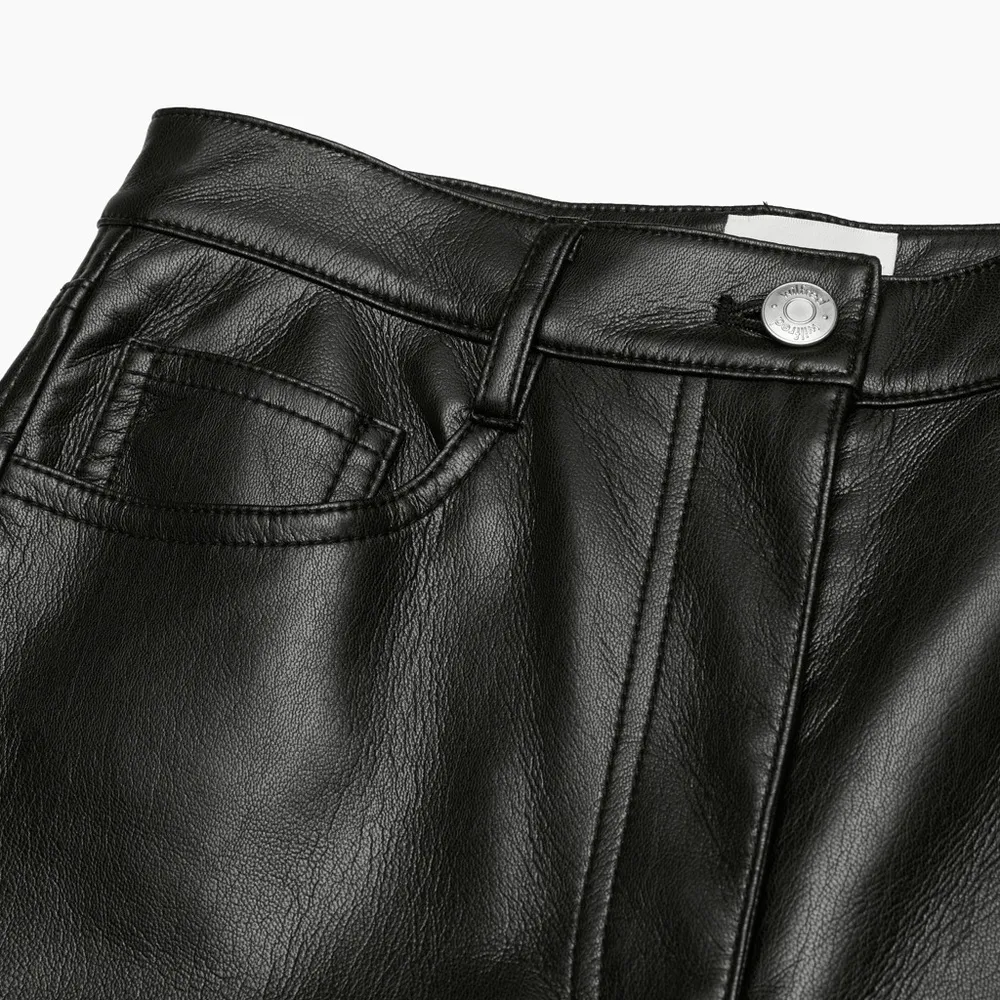 “The Melina” Vegan Leather Pants - Image 8