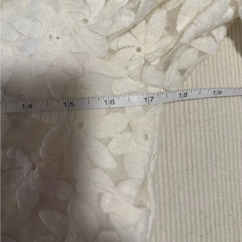 Jessica Howard Cream Lace Dress Size 8 - Image 4