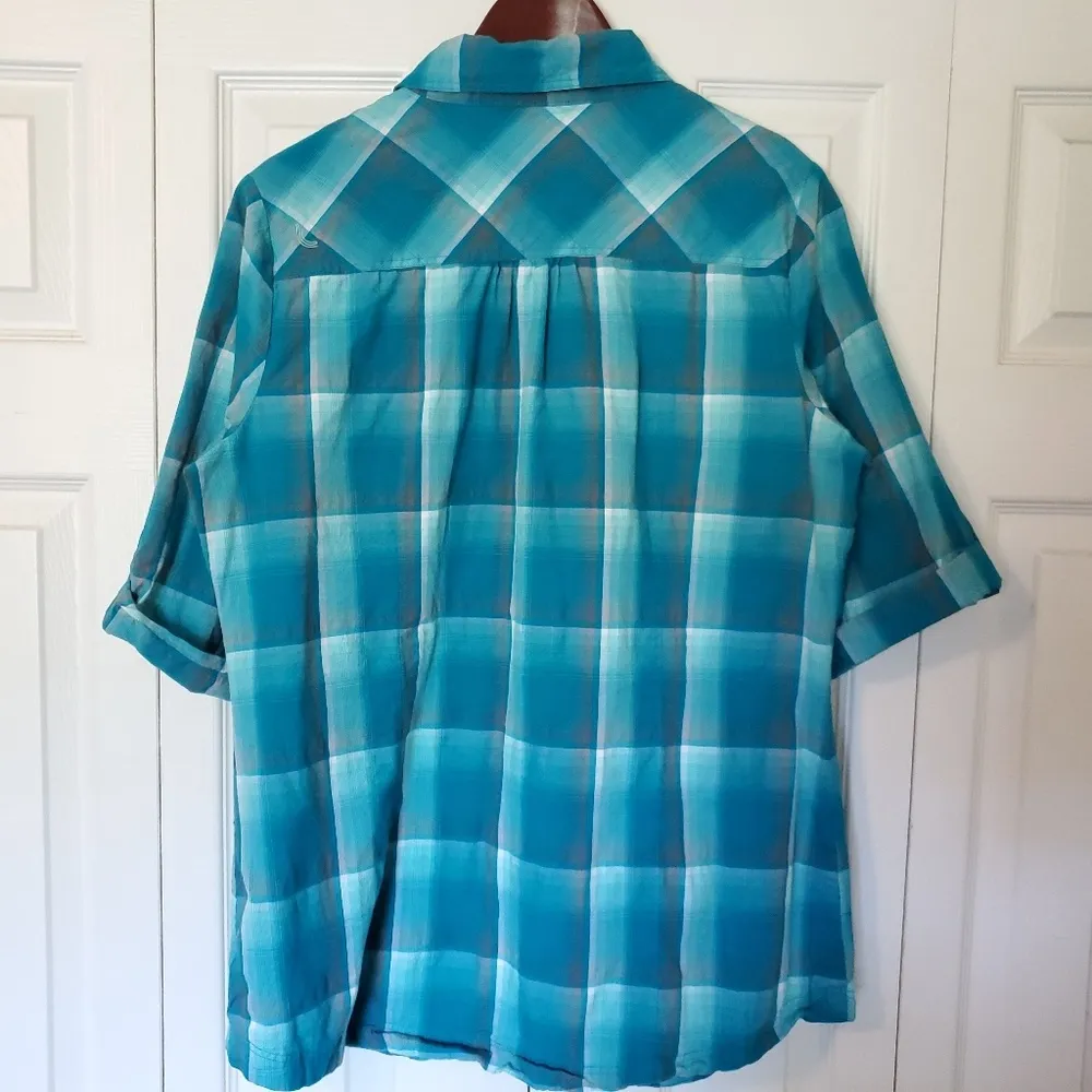 Lole  plaid button down size 14 - Image 8