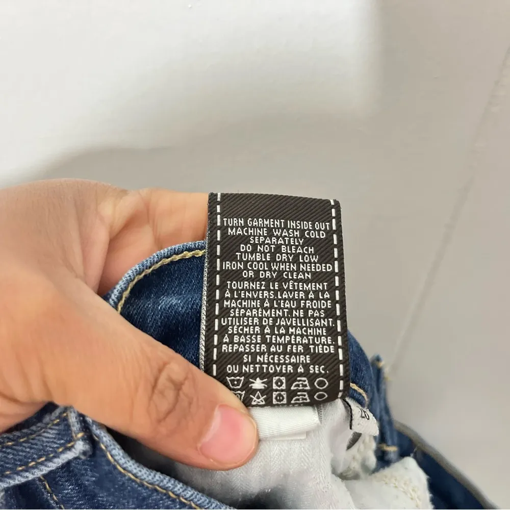 7 For All Mankind Womens Gwenevere Skinny Jeans Blue Size 26 - Image 10