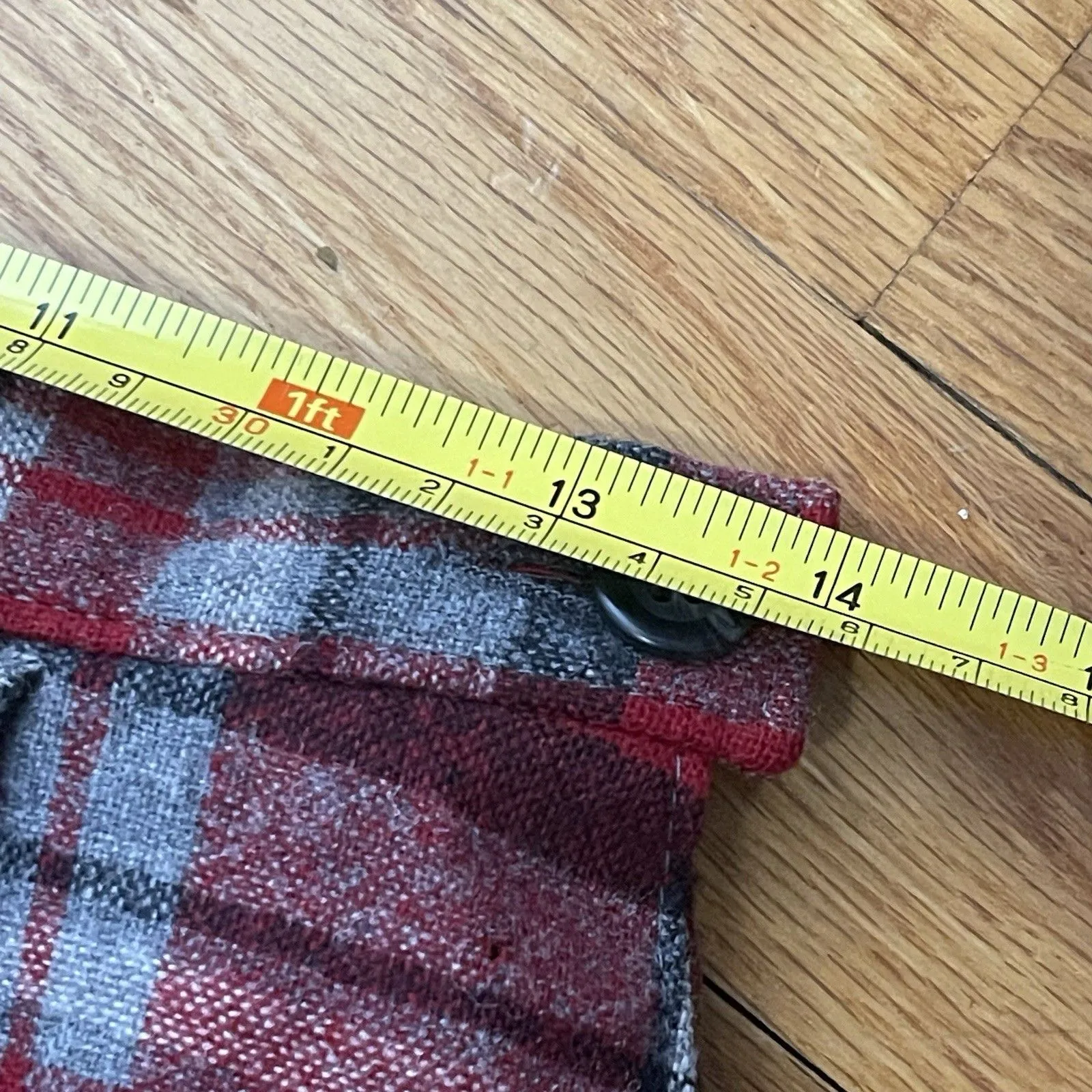 PENDLETON 100% Virgin Wool Pleated Tartan Midi Skirt Size 10 Made in USA Holiday - Image 6