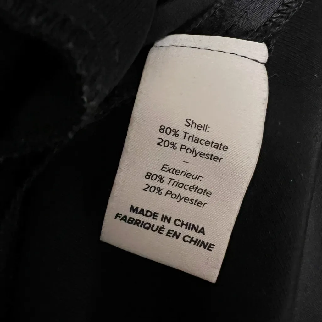 Cinq a Sept Alexi Black Satin Pants Size 4 Straight Leg High Rise Side Zip - Image 14