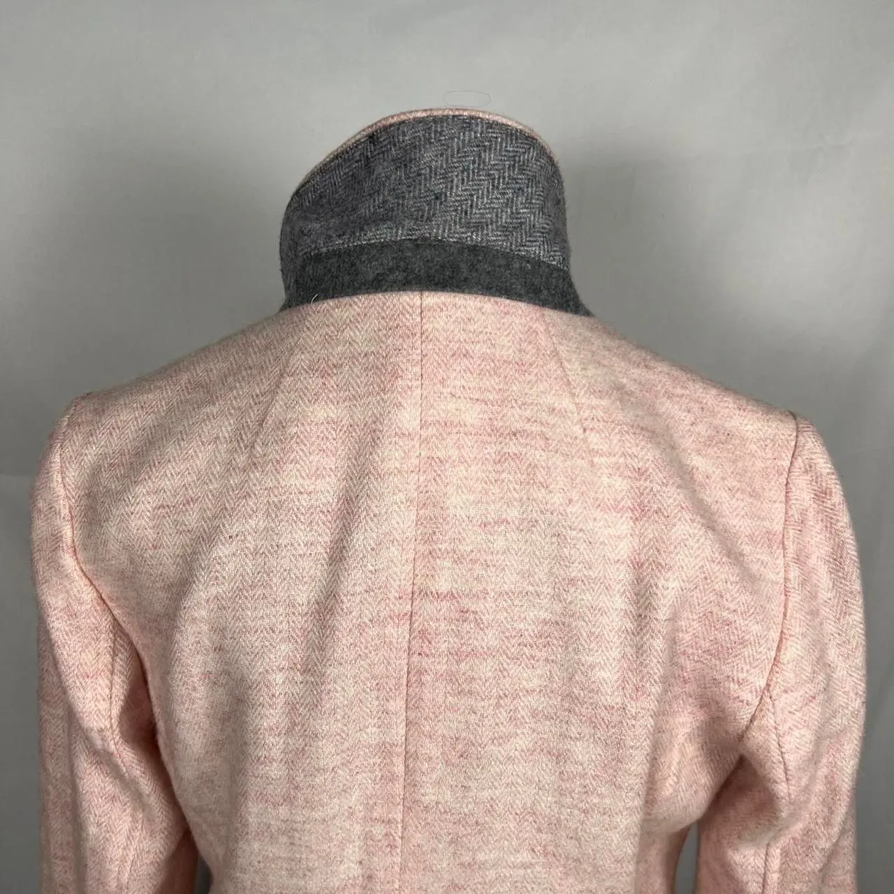 Chic Talbots Pink Tweed Wool Blend Blazer Size 4 barbiecore work wear preppy - Image 6