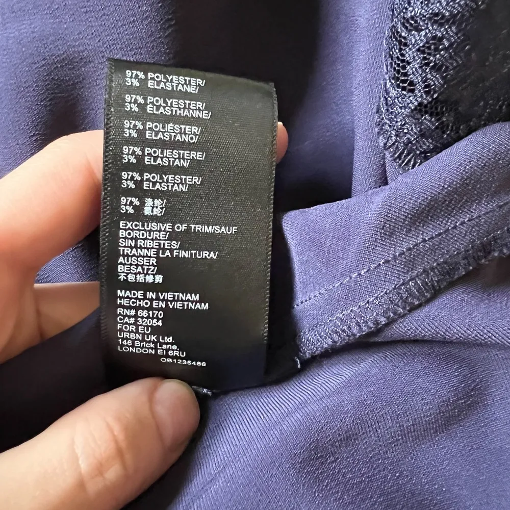 Urban Outfitters OU Margaux Satin Wrap Slip Dress - Image 7